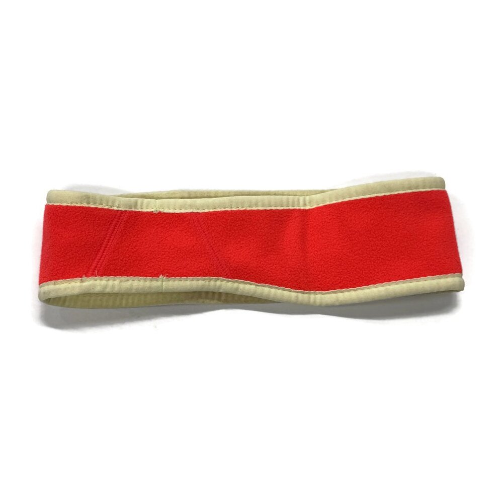 Nike Therma-Fit Reversible Fleece Running‎ Headband One Size Yellow Red - Picture 2 of 4